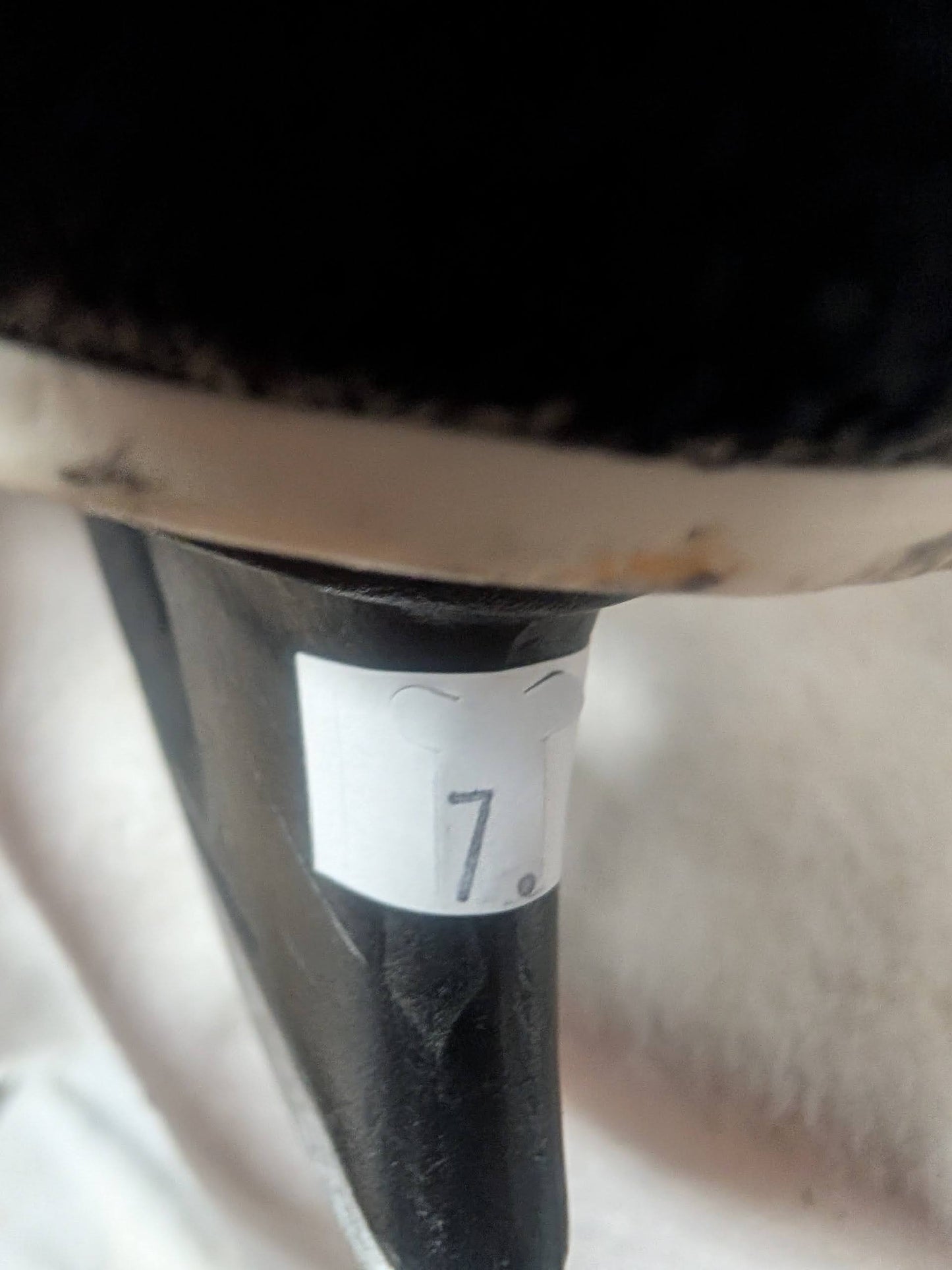 Bauer Impact Pantera Hockey Ice Skates Size 7 Color Black Used