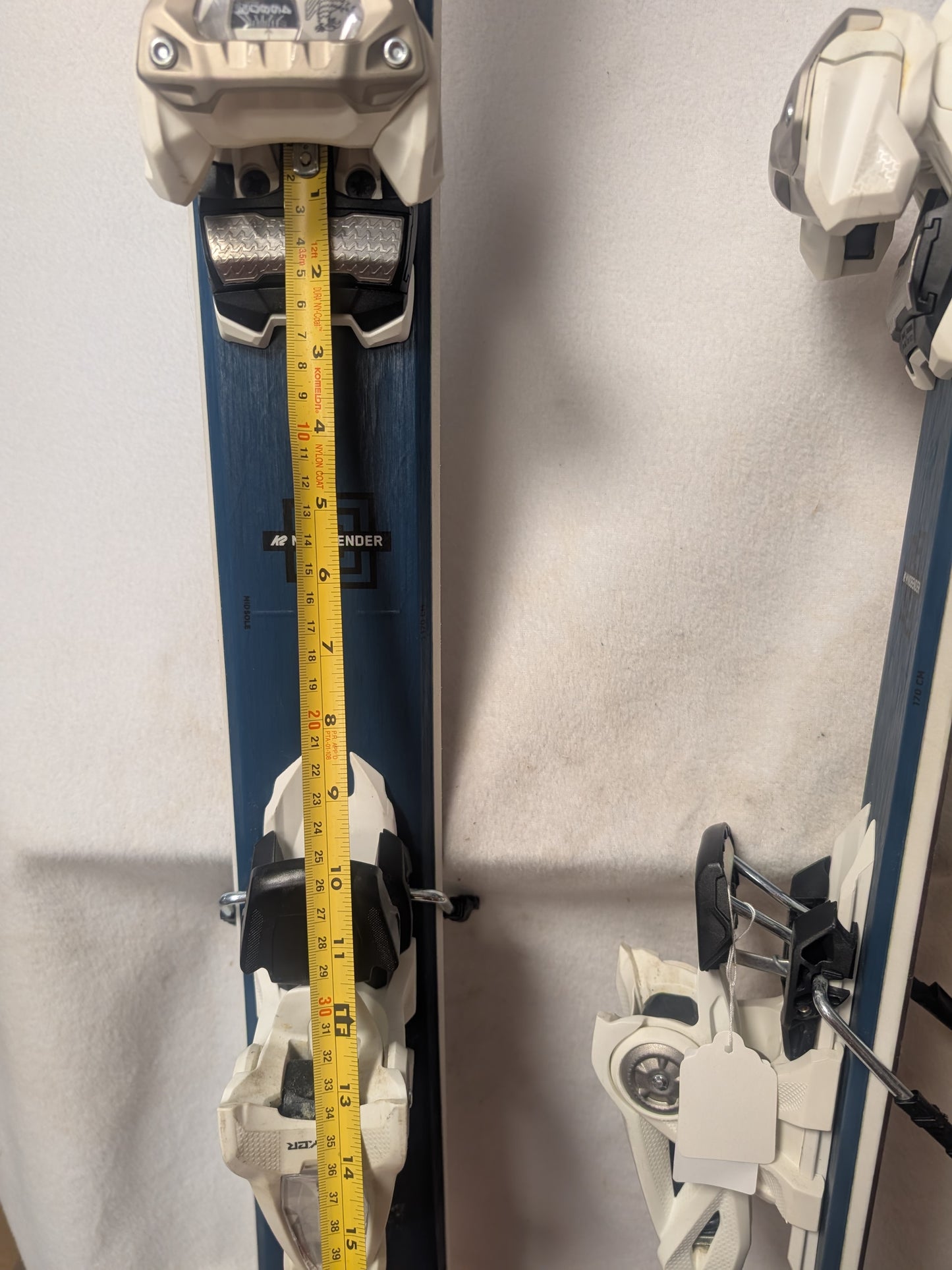 K2 Mindbender Skis Marker Griffon Bindings Size 170 Cm Blue Used