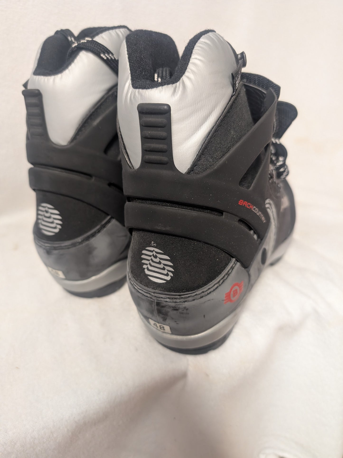 Alpina NNN BC Ski Boots Size 31 EU 48 Color Black Condition Used XC