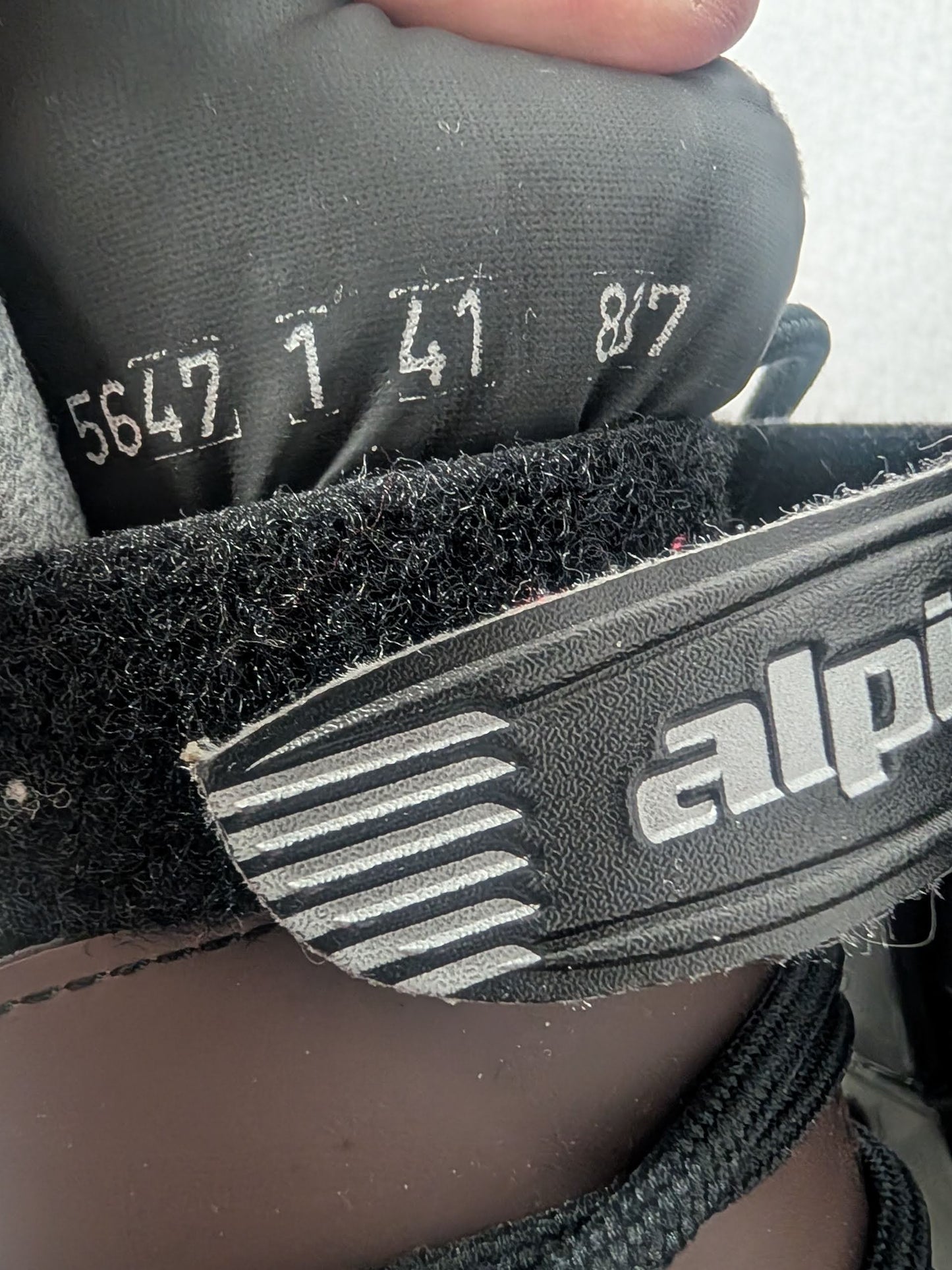 Alpina NNN BC Ski Boots Size 26.5 Color Maroon Condition Used XC