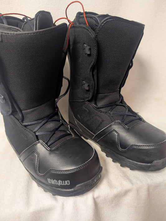 ThirtyTwo M 5 Exit Snowboard Boots Size 9.5 Black Used