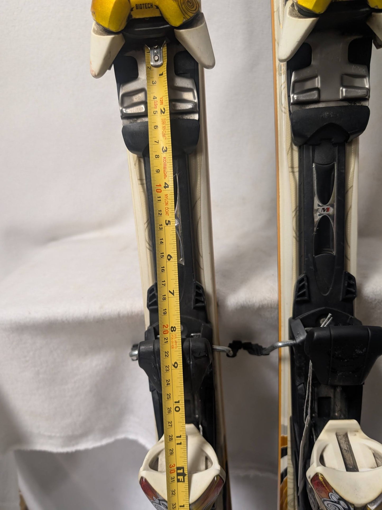 K2 Burnin Luv Skis w/Marker Bindings Size 156 Cm Color Red Used