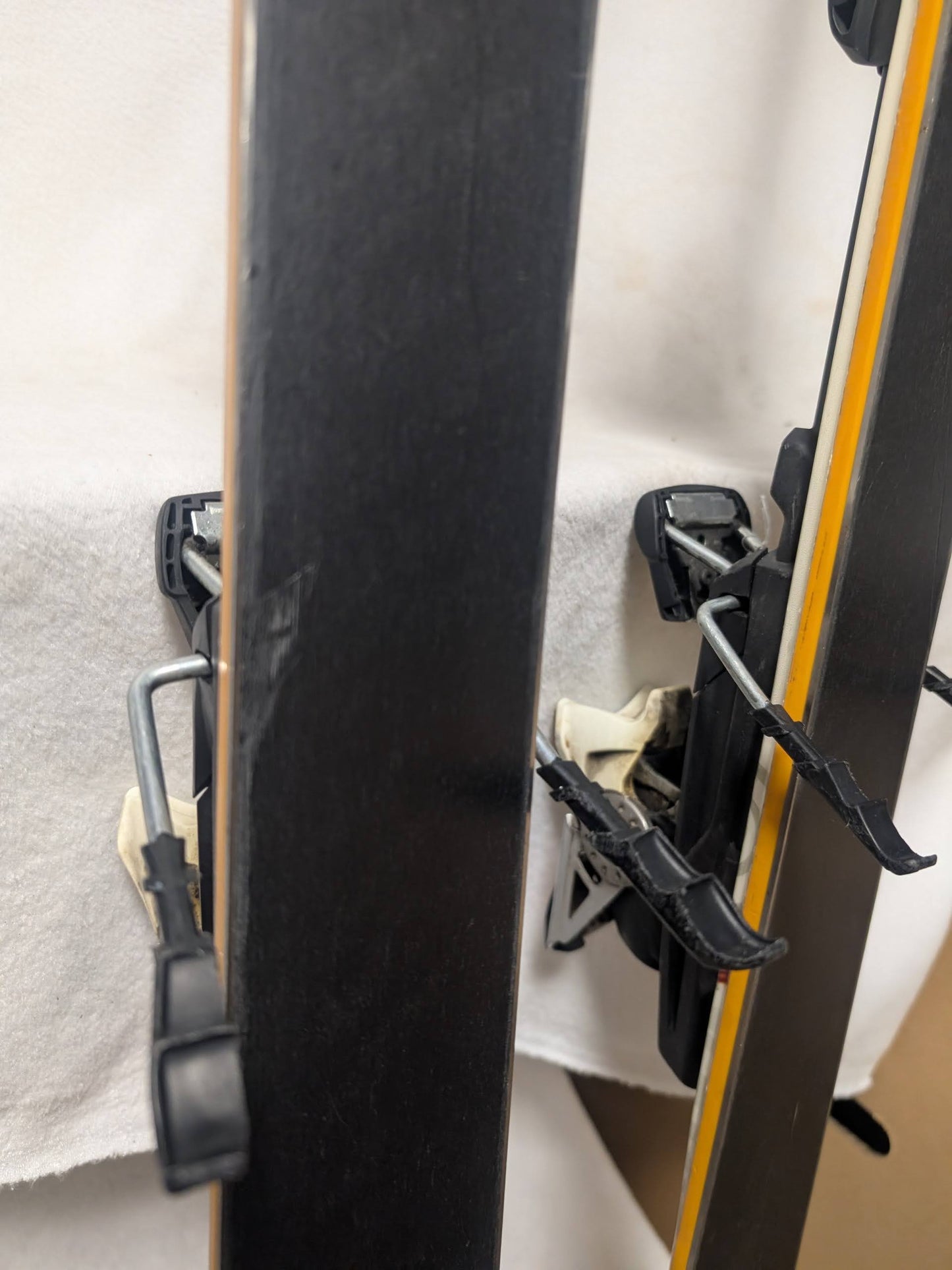 K2 Burnin Luv Skis w/Marker Bindings Size 156 Cm Color Red Used