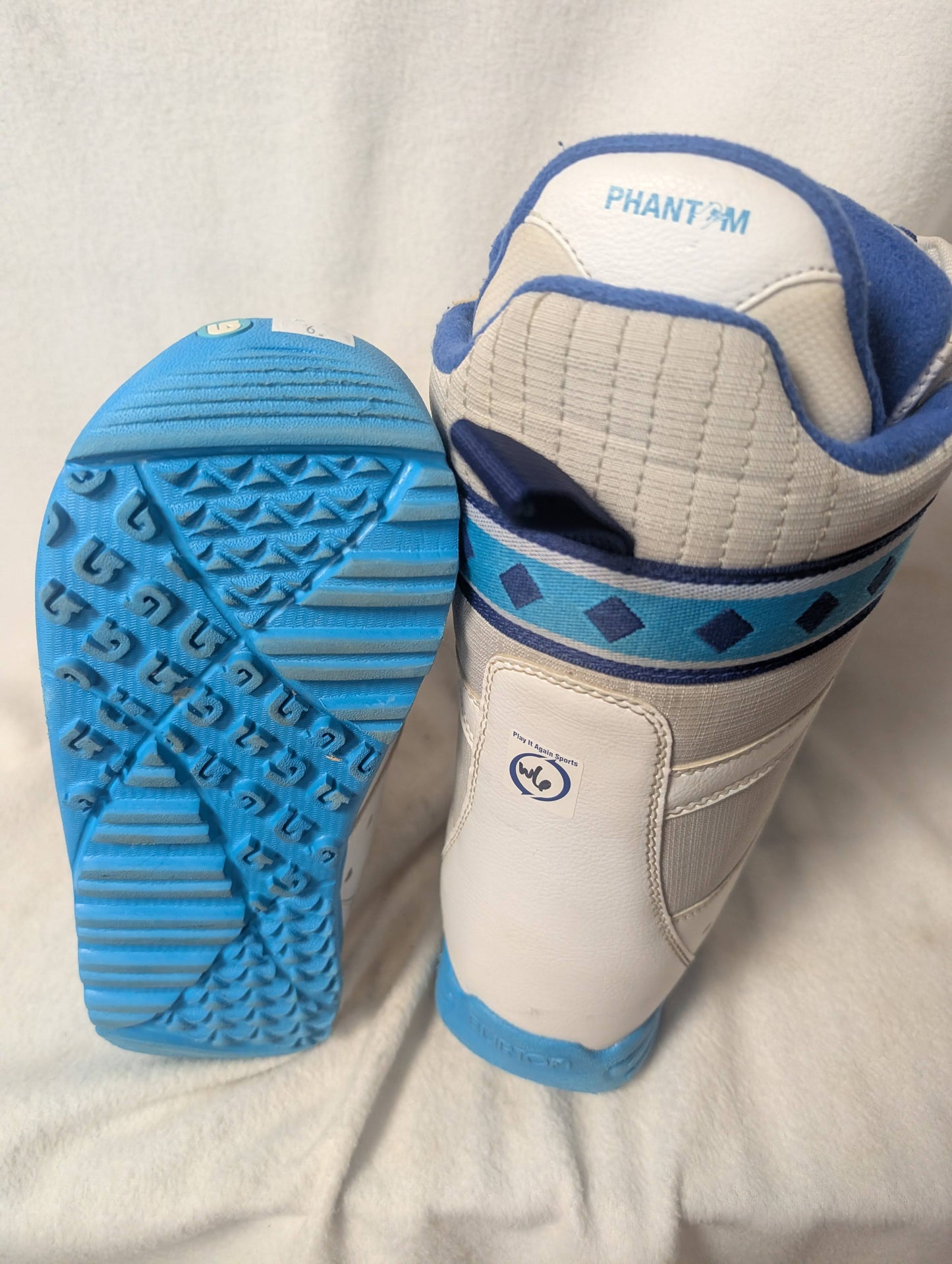 Burton Chloe Boa Women's Snowboard Boots Size 6 Color White Condition Used