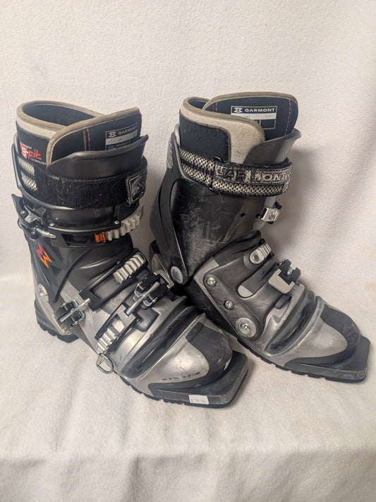 Garmont Telemark Ski Boots Size 25.5 Color Black Condition Used XC