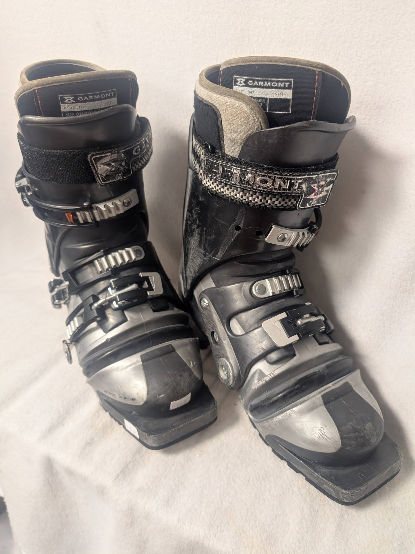 Garmont Telemark Ski Boots Size 25.5 Color Black Condition Used XC
