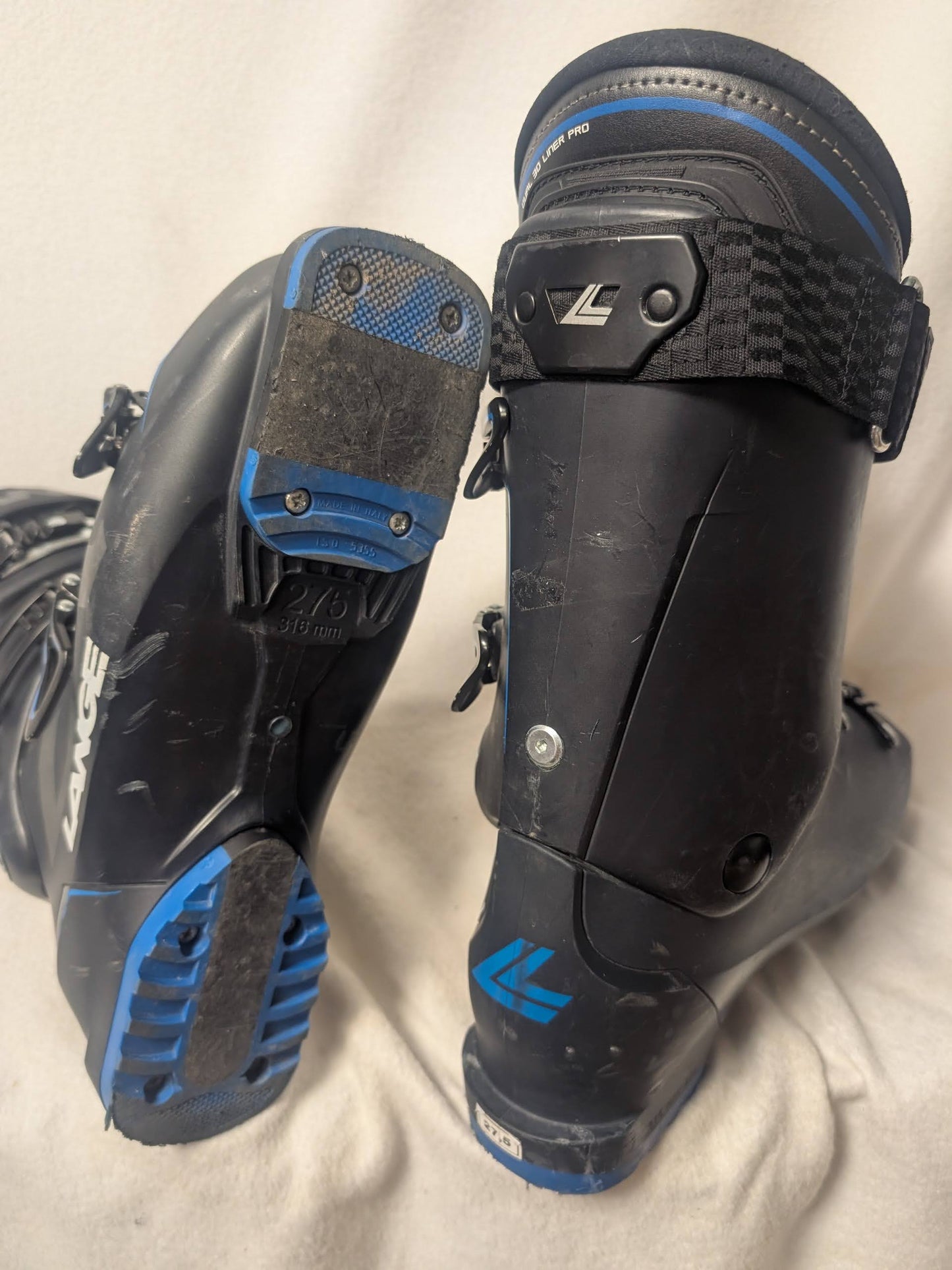 Lange LX120 Ski Boots Size 27.5 Color Black Condition Used