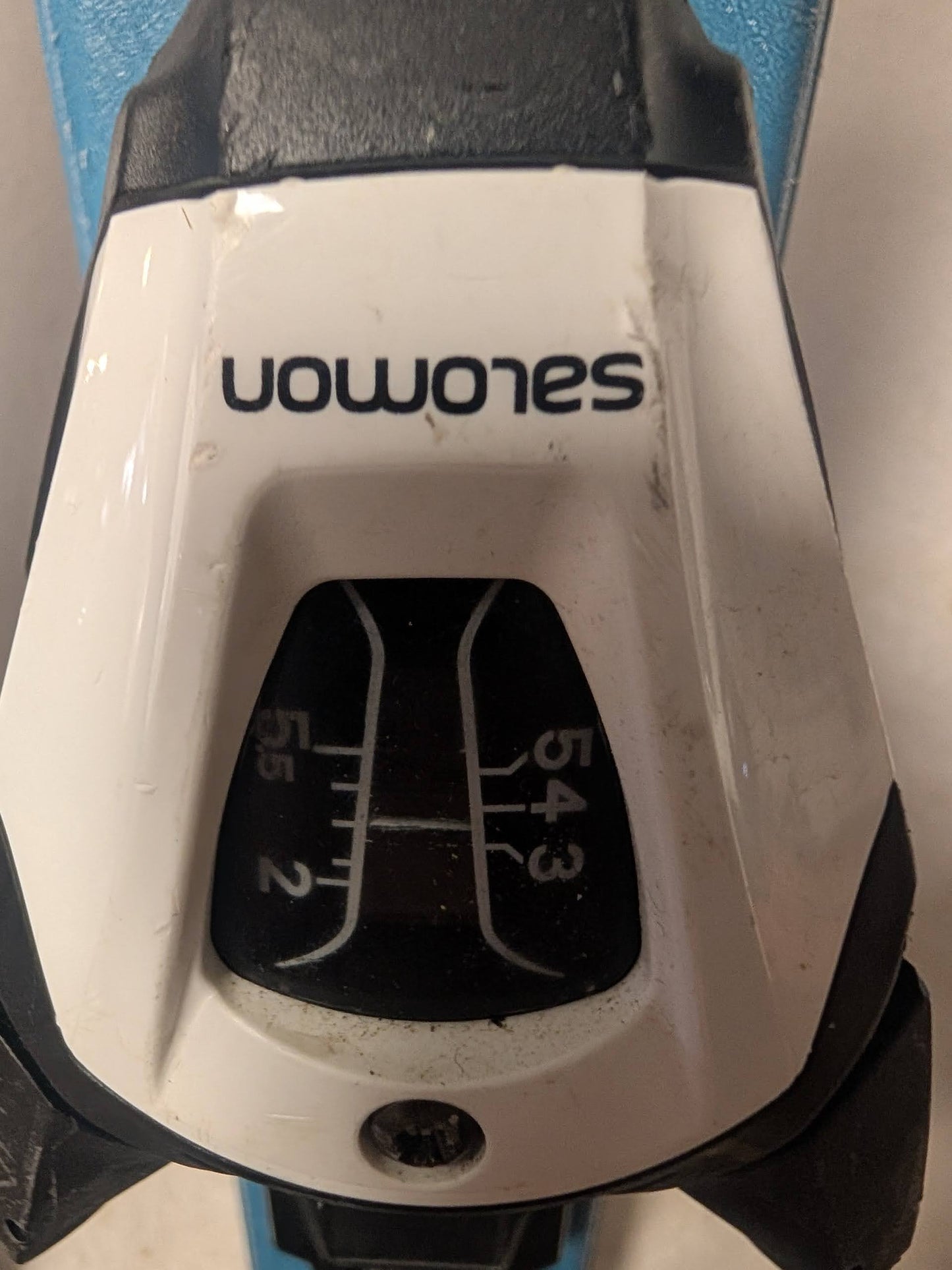 Salomon QST Jr Skis w/Marker Bindings Size 150 Cm Blue Used