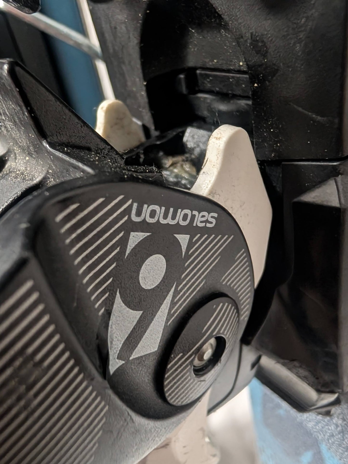 Salomon QST Jr Skis w/Marker Bindings Size 150 Cm Blue Used