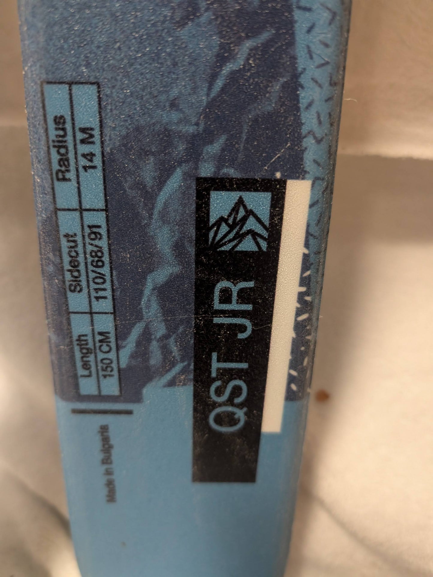 Salomon QST Jr Skis w/Marker Bindings Size 150 Cm Blue Used