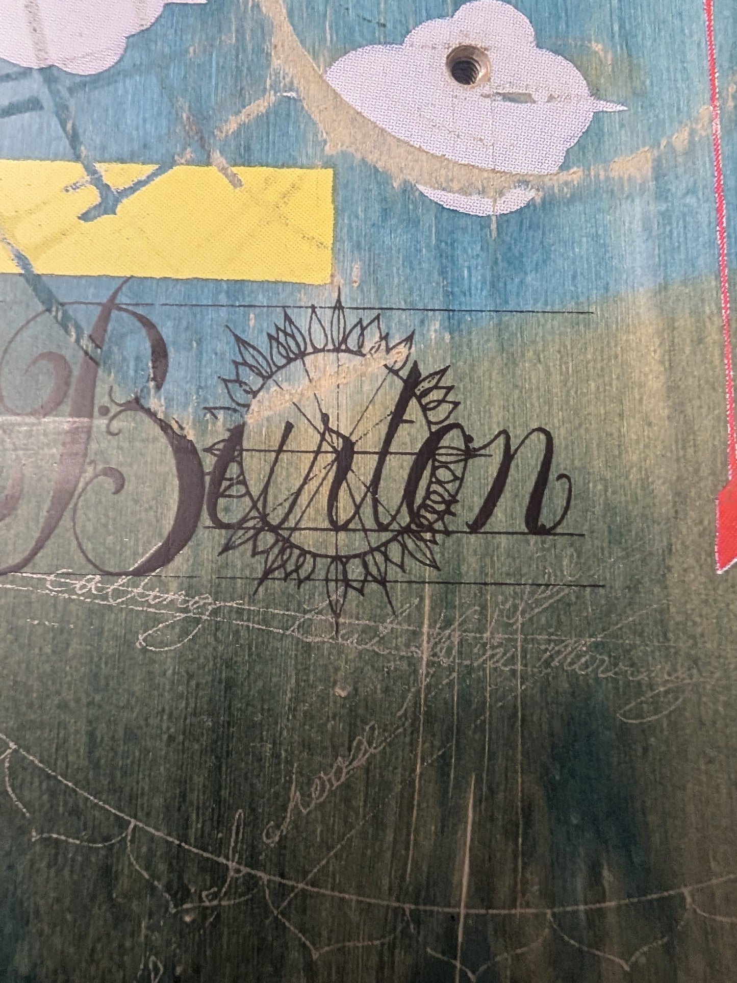 Burton Feelgood Snowboards No Bindings Size 149 Cm Color Blue Used