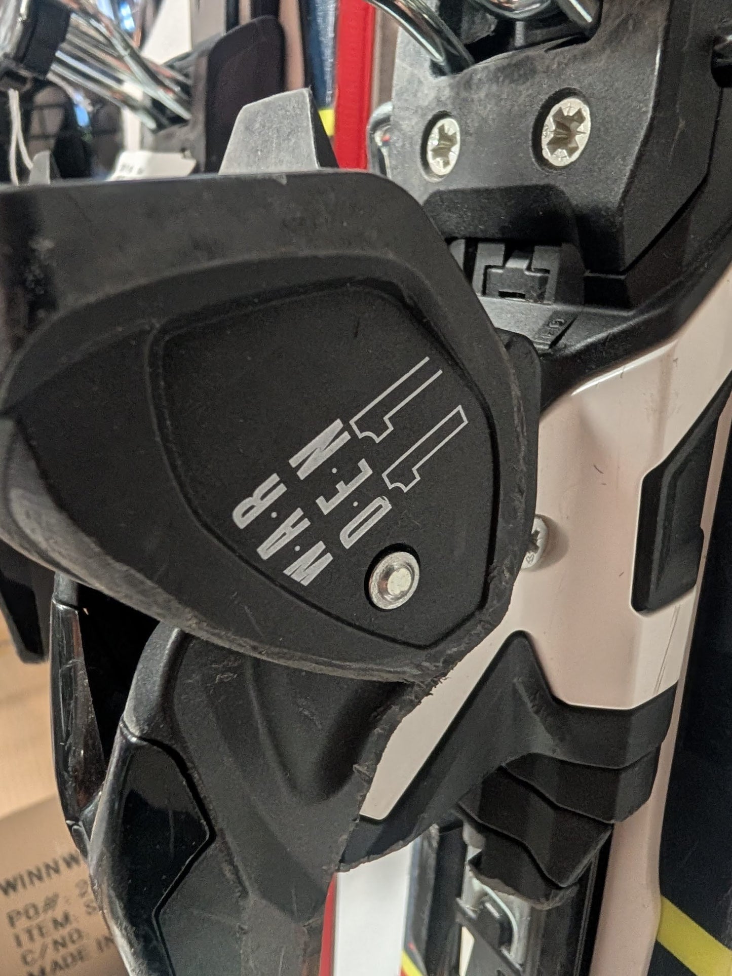 Stockli Team 85 Skis Salomon Warden 11 Bindings 158 cm Yellow Used