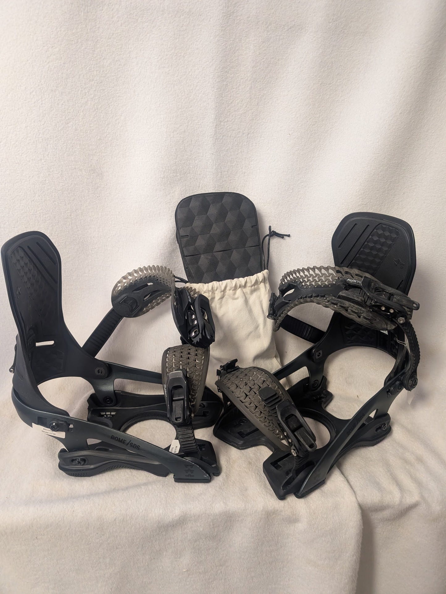 Rome SOS Snowboard Bindings Size M/L Color Black Condition Used Missing H/W