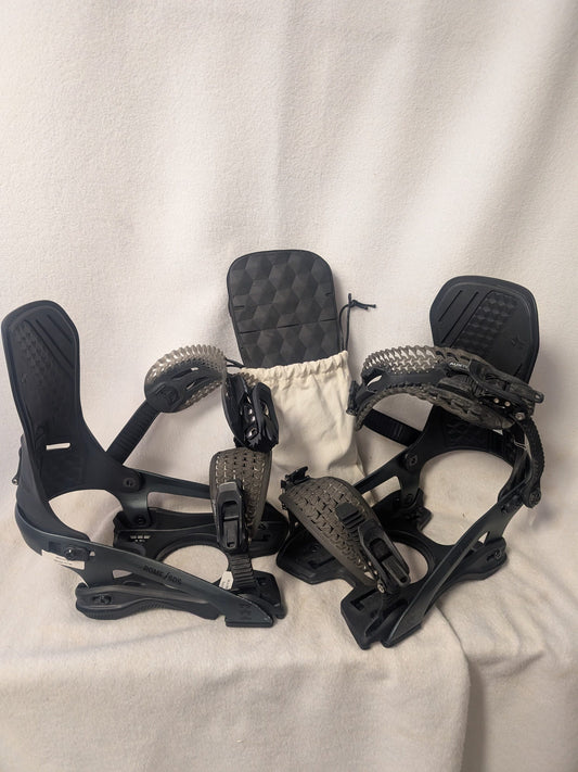 Rome SOS Snowboard Bindings Size M/L Color Black Condition Used Missing H/W