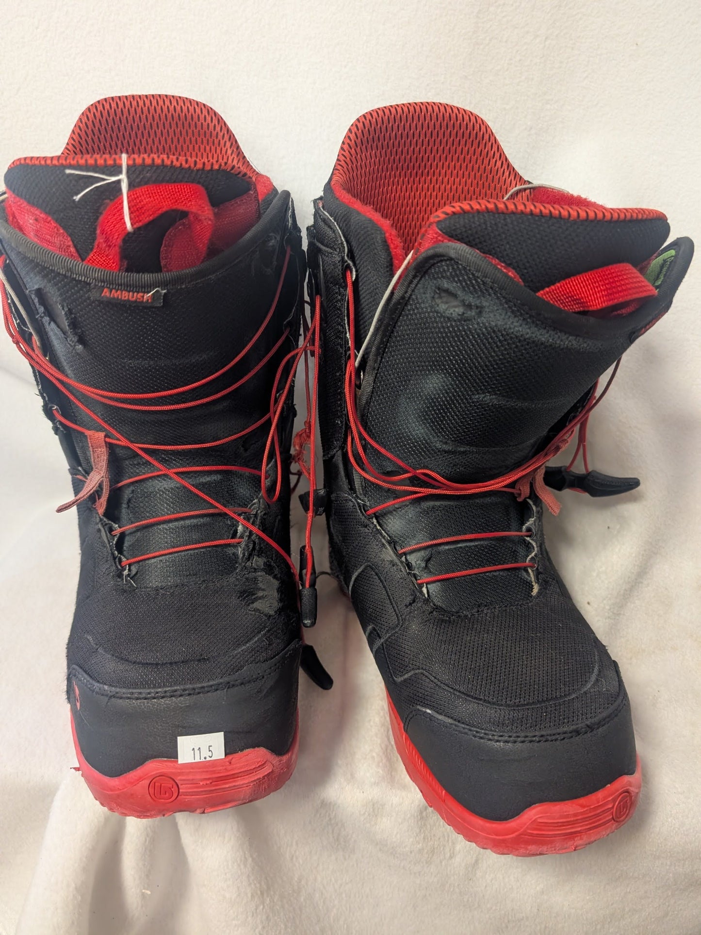 Burton Ambush Snowboard Boots Size 11.5 Black Used