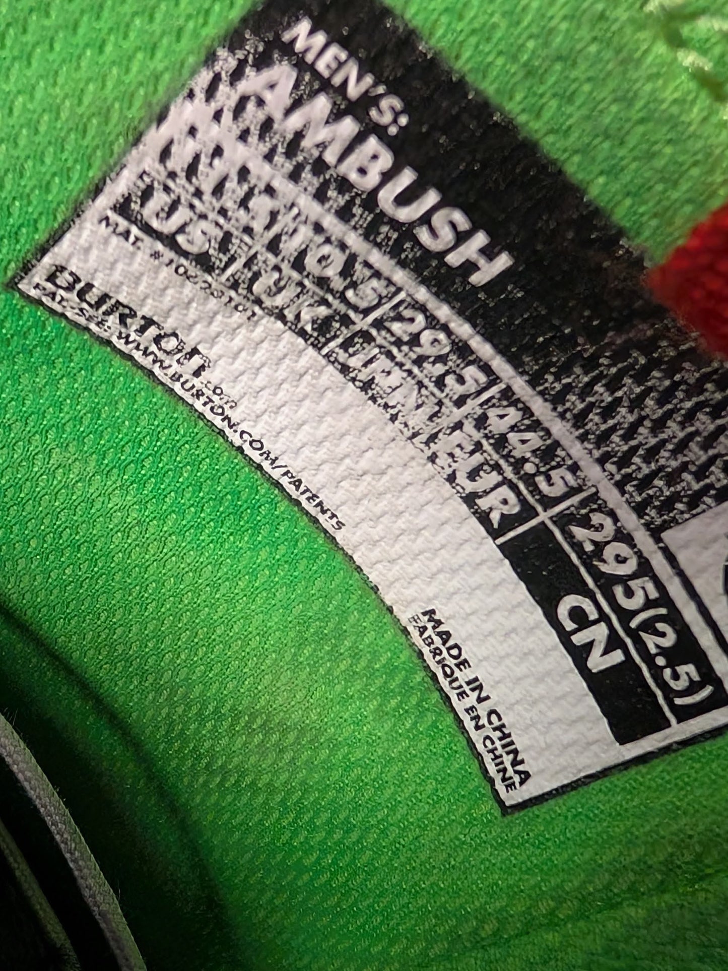 Burton Ambush Snowboard Boots Size 11.5 Black Used