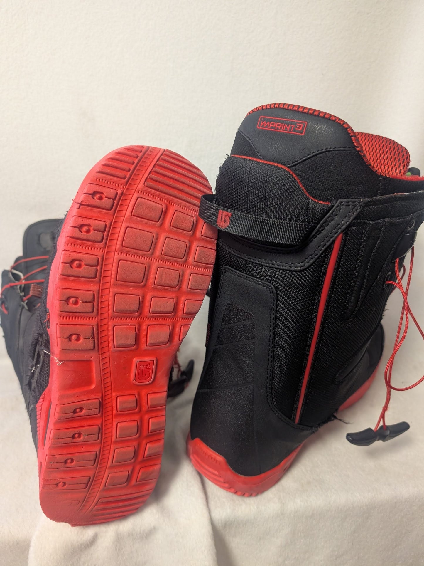 Burton Ambush Snowboard Boots Size 11.5 Black Used