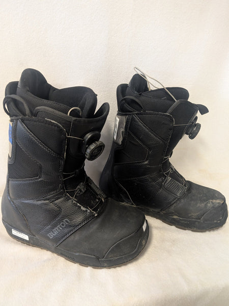 Burton Boa Progression Snowboard Boots Size 9.5 Black Used