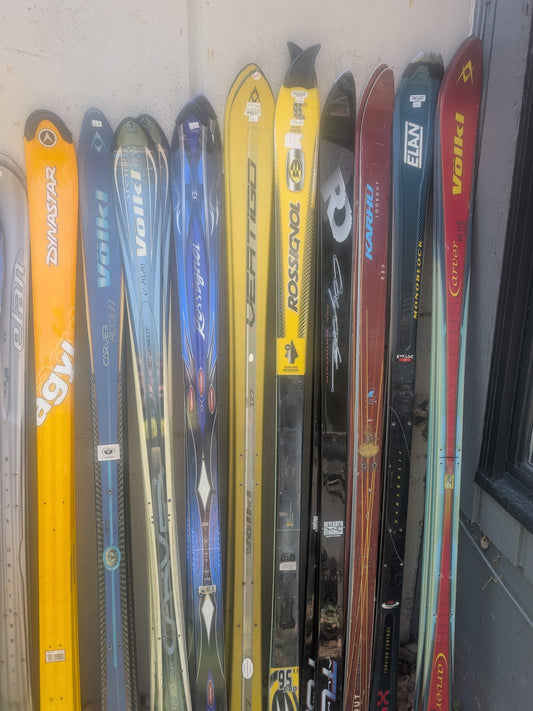 Assorted Skis No Bindings Used One Pair $59, Buy 3 get 2 free