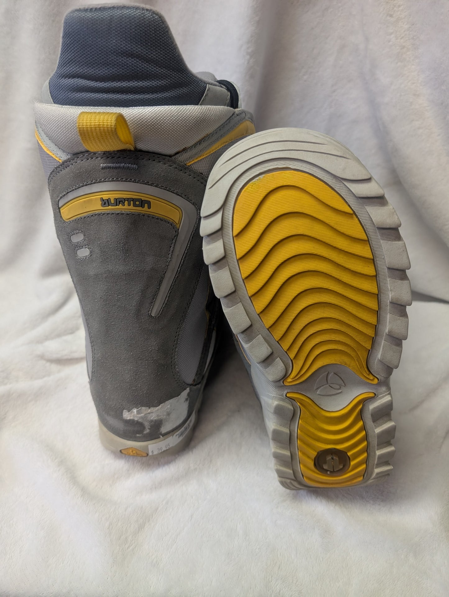 Burton Snowboard Boots Size Women 6 Color Gray Used
