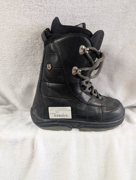 Burton ion Grom Snowboard Boots Size 6 Color Black Condition Used