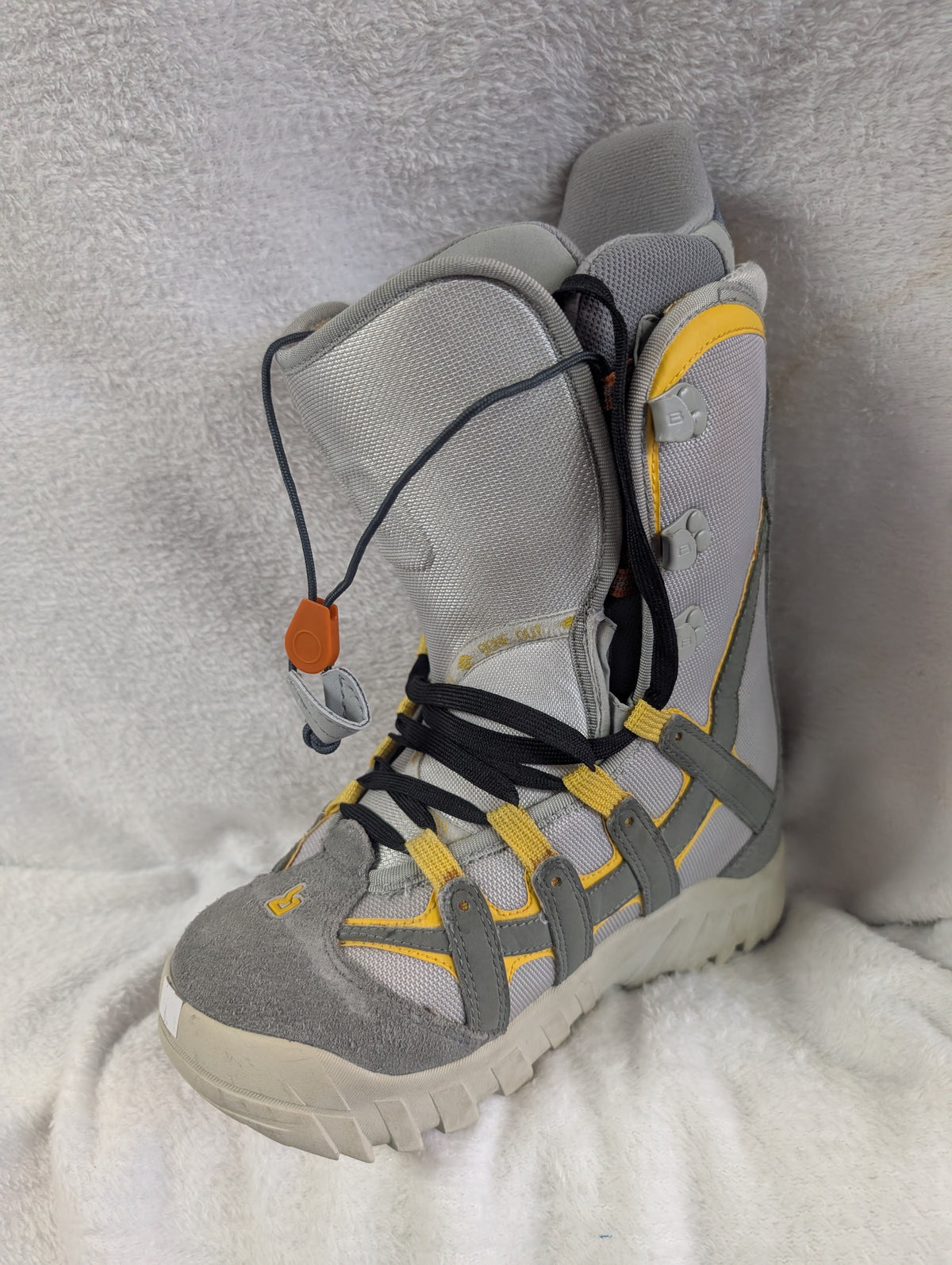 Burton Moto Snowboard Boots Size 6 Color Gray Condition Used