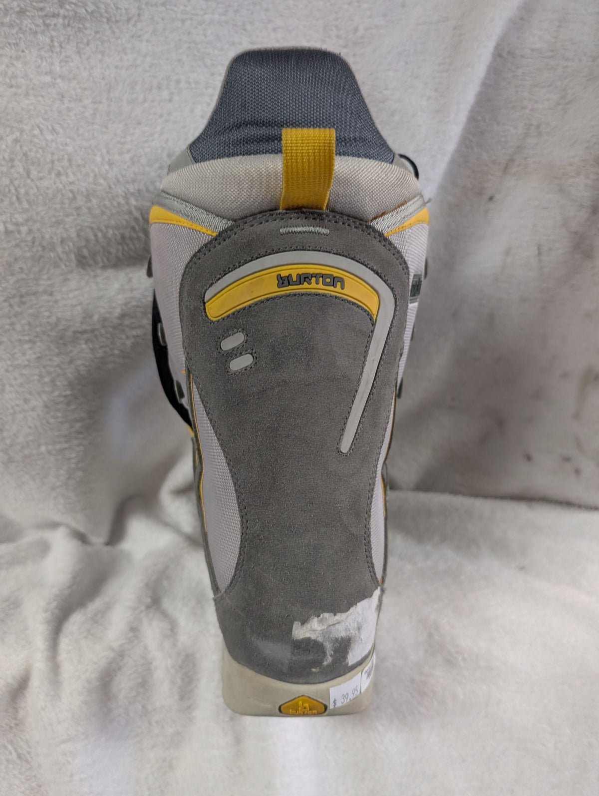 Burton Moto Snowboard Boots Size 6 Color Gray Condition Used