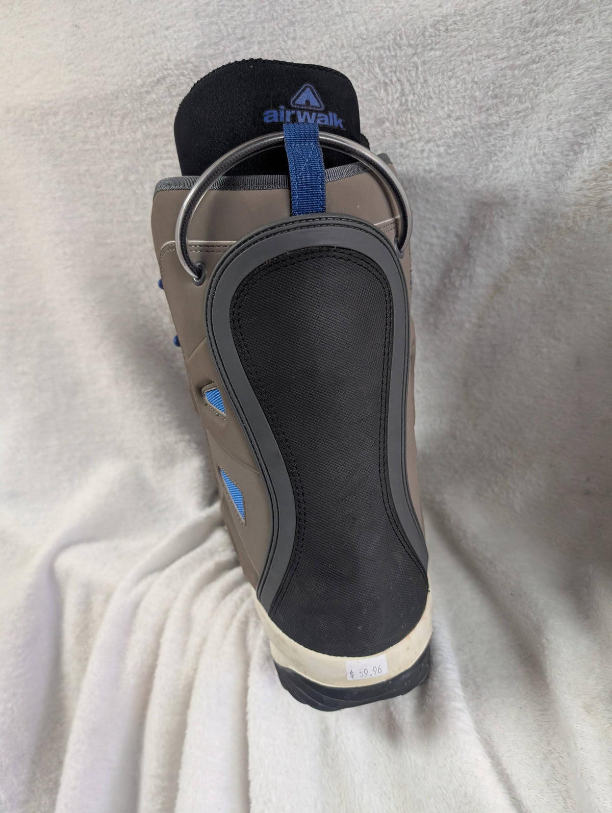 Airwalk Snowboard Boots Size 10 Gray Used