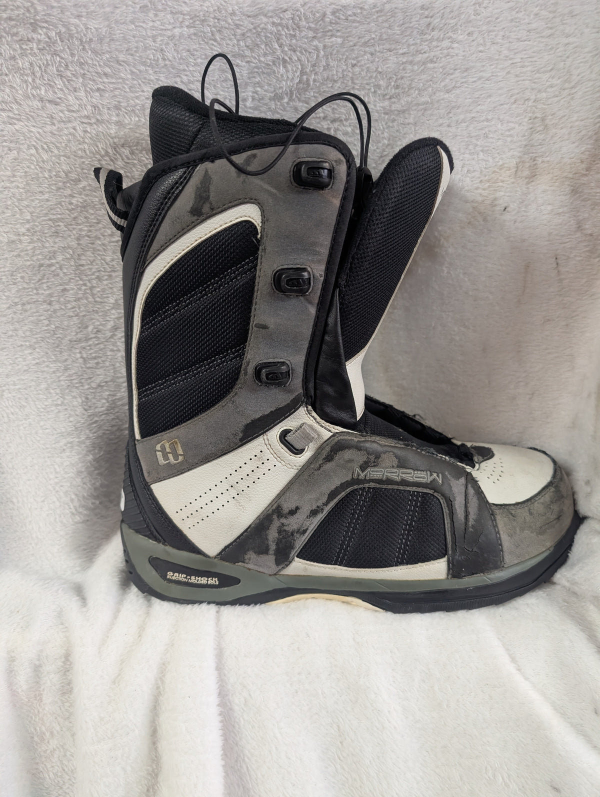 Morrow Snowboard Boots Size 11 Gray Used (No Laces)