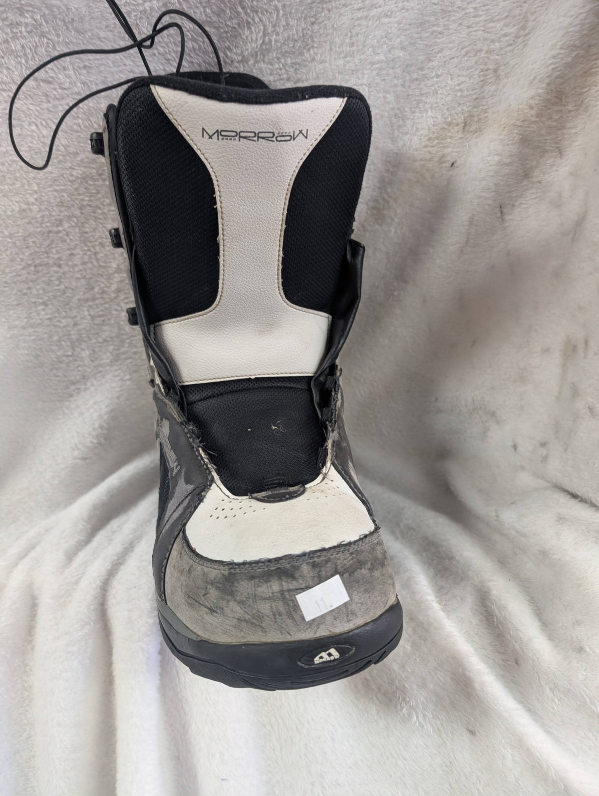 Morrow Snowboard Boots Size 11 Gray Used (No Laces)