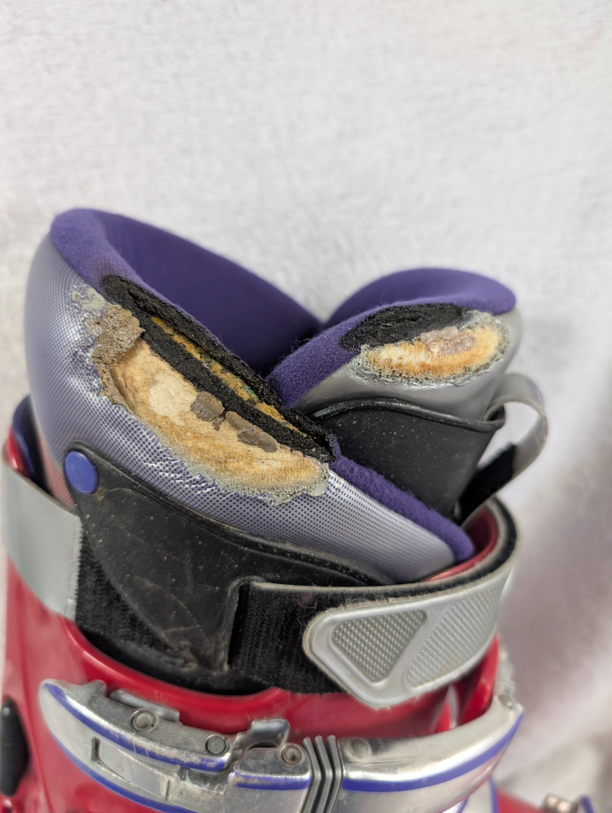 Tecnica TCR AVS Ski Boots Size 30.5 Color Red Condition Used