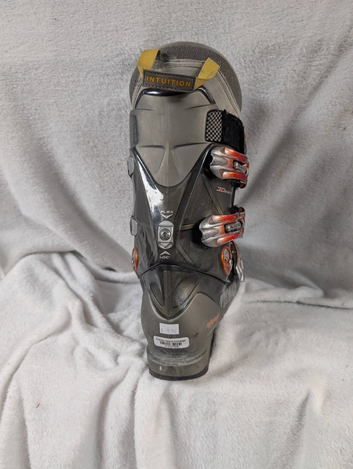 Tecnica Diablo Flame Ski Boots Size 28 Color Gray Condition Used
