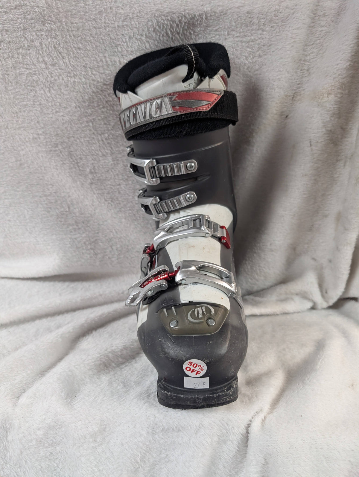 Tecnica Modo 8 Ski Boots Size 27.5 Color Gray Condition Used