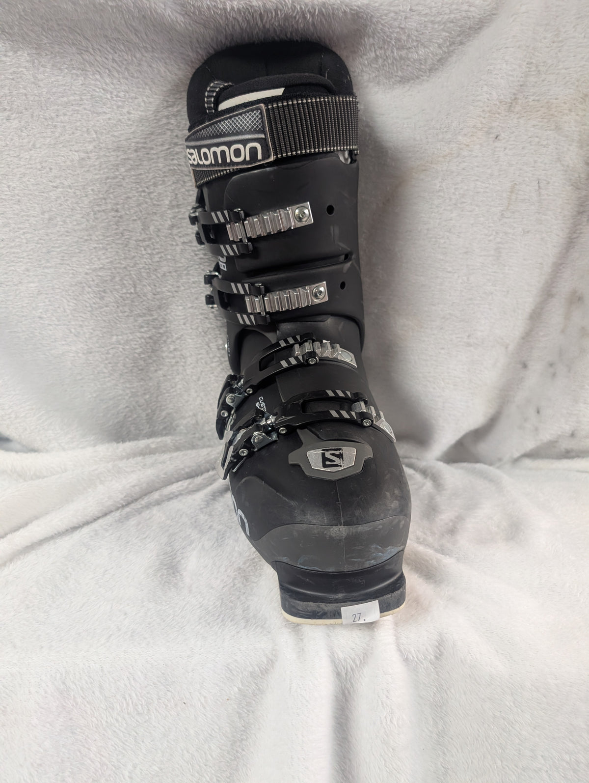 Salomon XPro 100 Ski Boots Size 27 Color Gray Condition Used