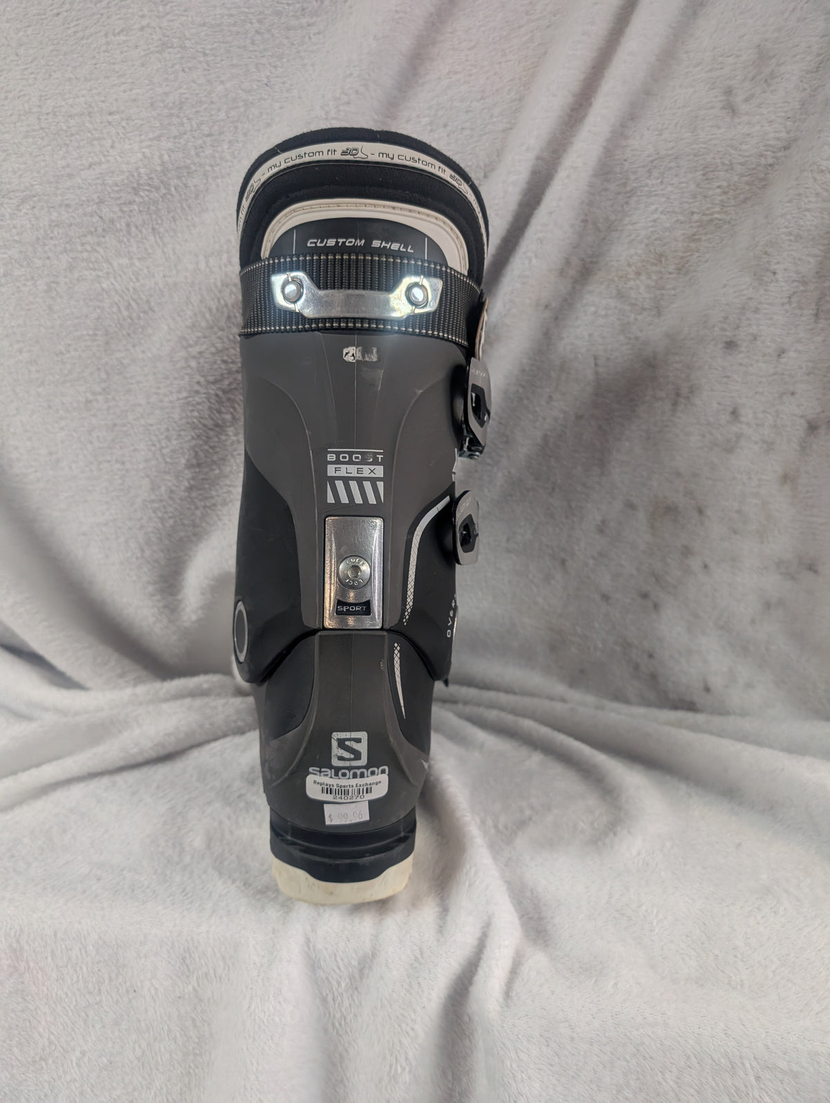 Salomon XPro 100 Ski Boots Size 27 Color Gray Condition Used