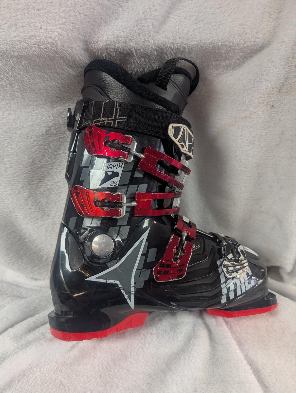 Atomic Hawk 80 Ski Boots Size 26.5 Color Black Used