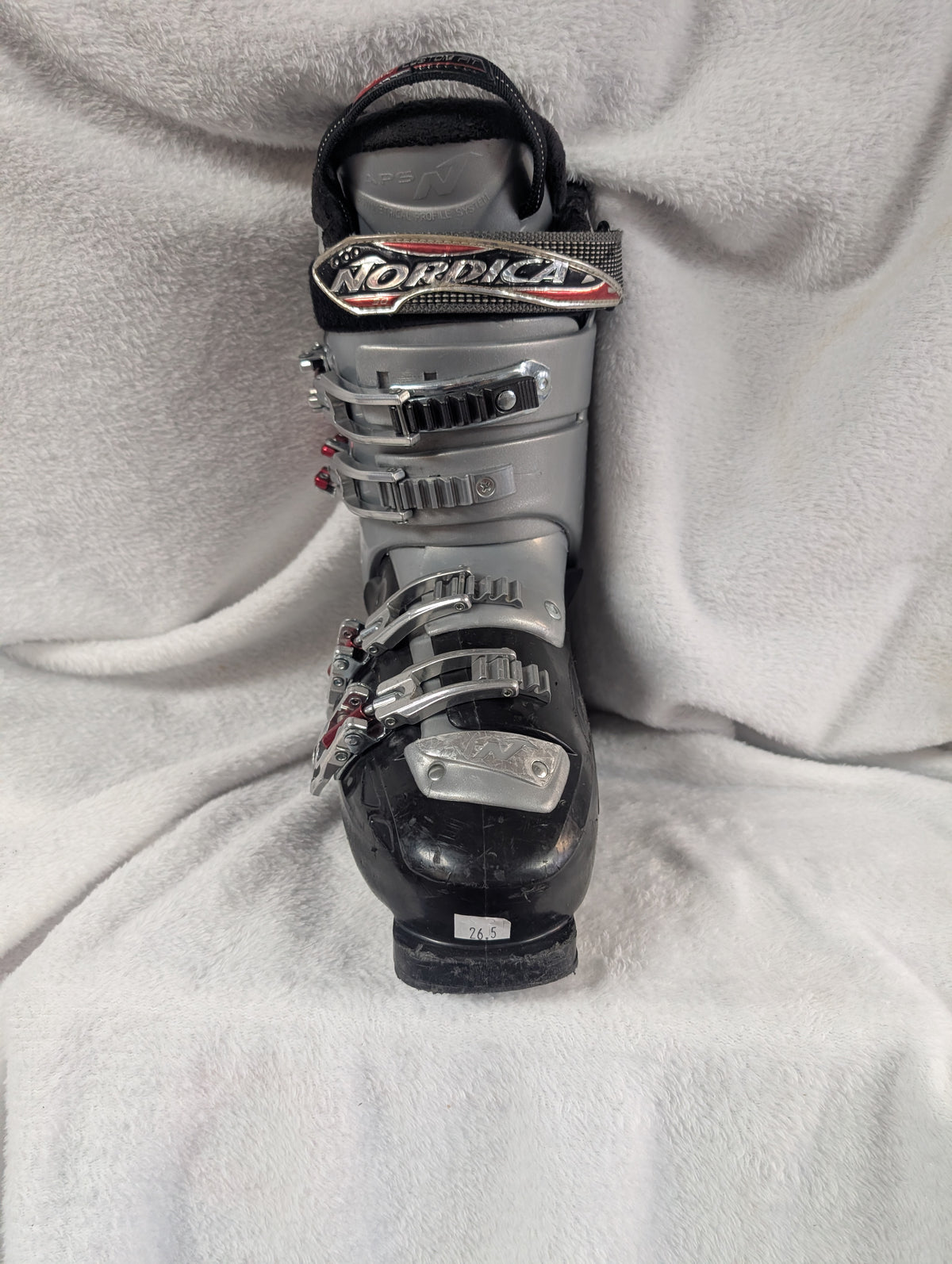 Nordica One 65 Ski Boots Size 26.5 Color Black Condition Used