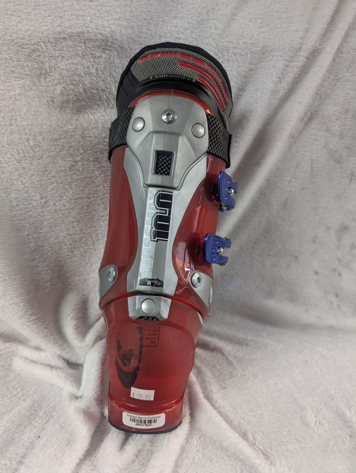 Salomon Sensifit Ski Boots Size 26.5 Color Red Used