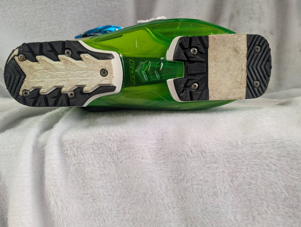 Nordica Fire Arrow F1 Ski Boots Size 25.5 Color Green Condition Used