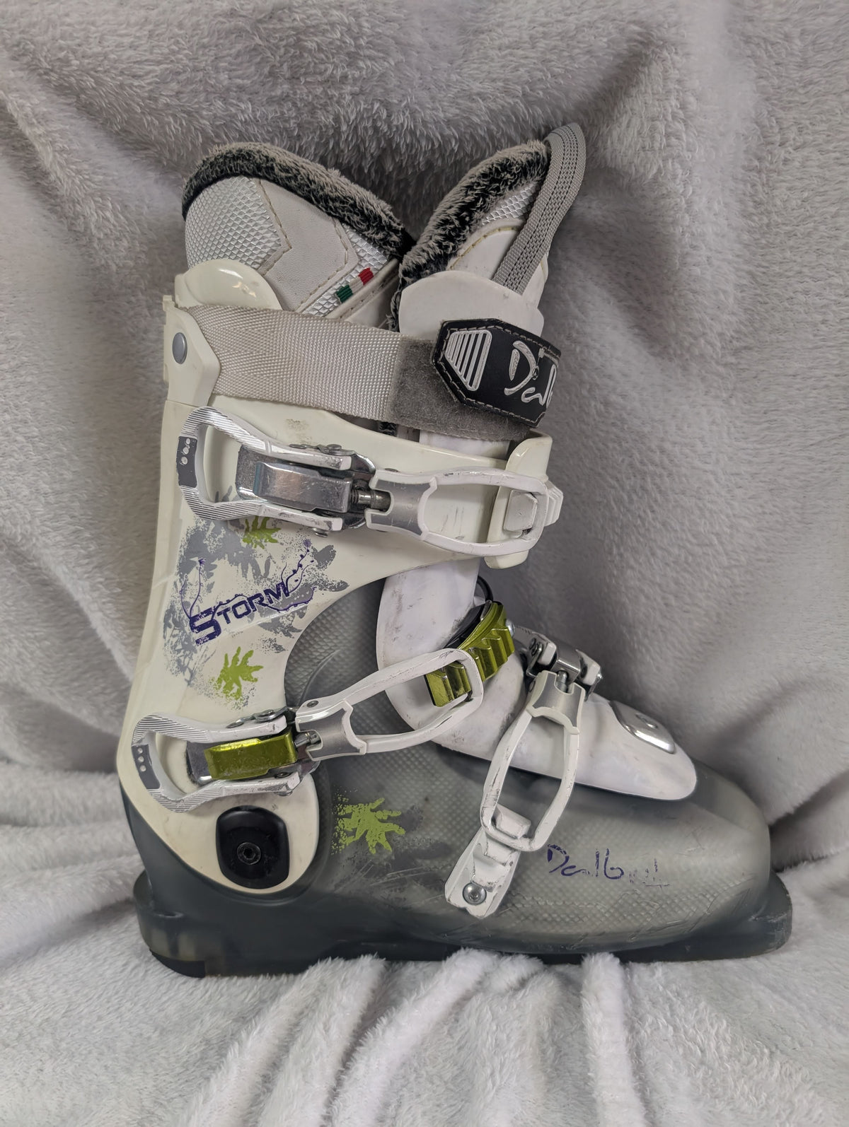 Dalbello Storm Ski Boots Size 24.5 Color White Condition Used