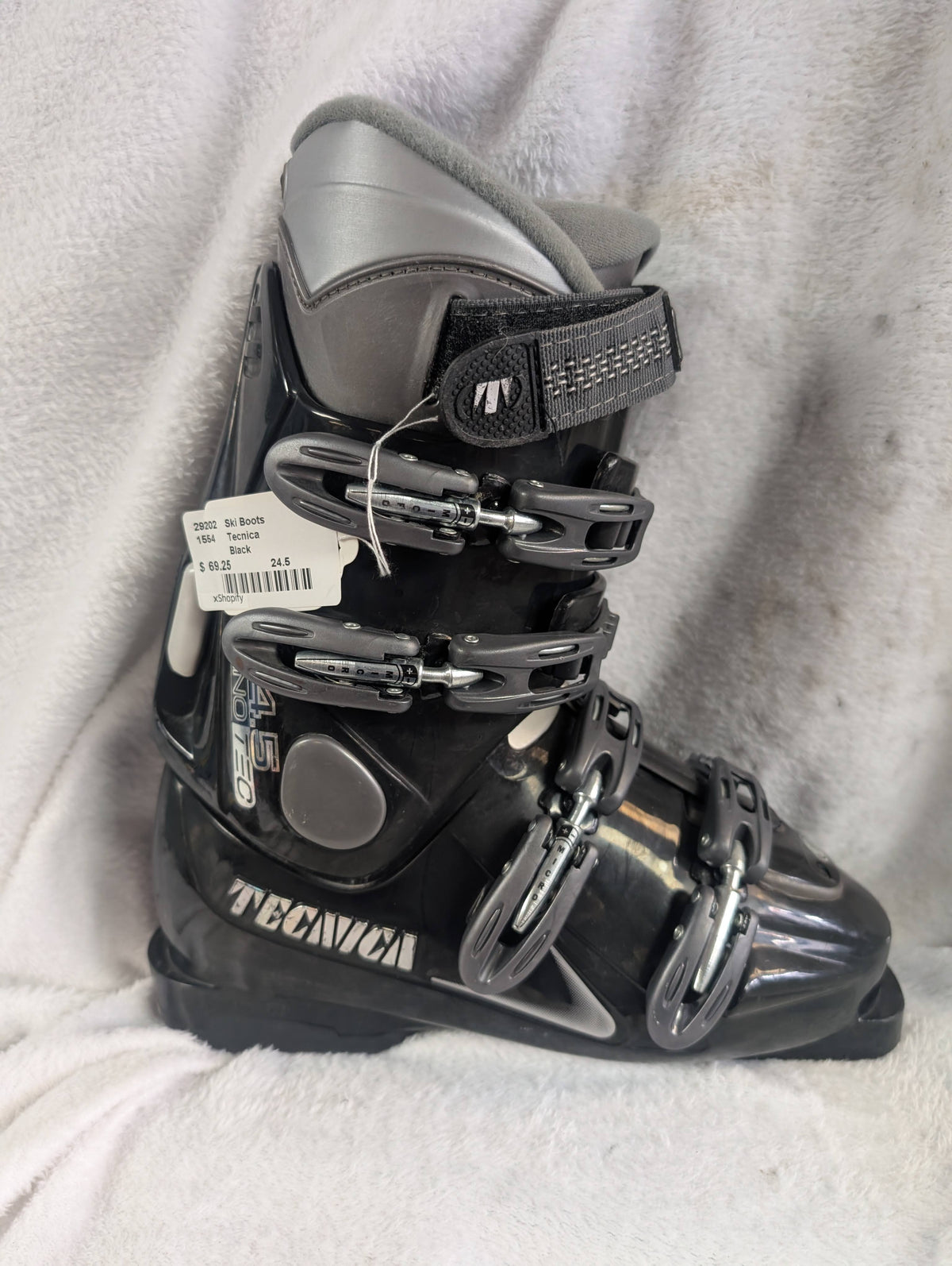 Tecnica Inno Tec 4.5 Ski Boots Size 24.5 Color Black Condition Used