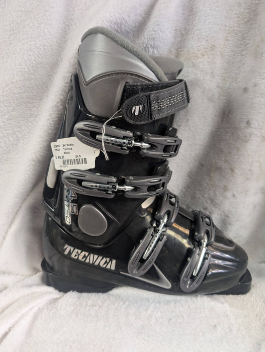 Tecnica Inno Tec 4.5 Ski Boots Size 24.5 Color Black Condition Used