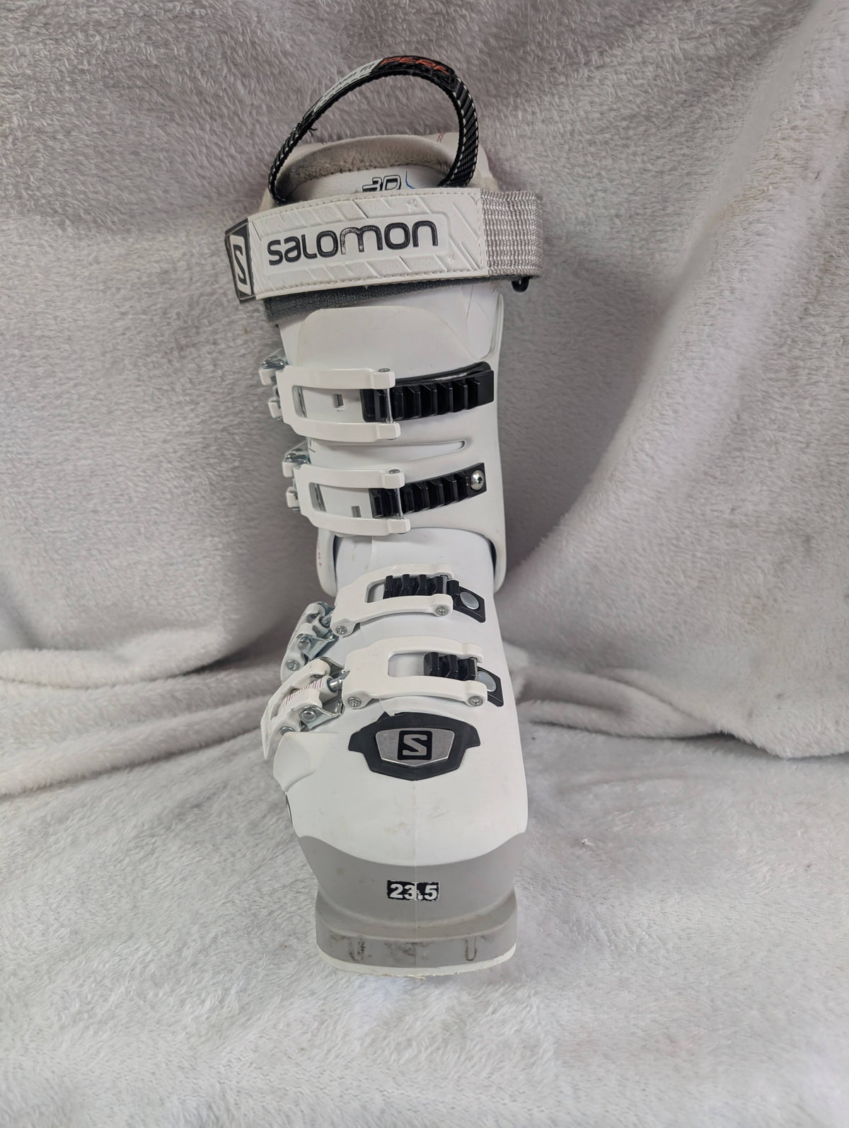 Salomon XMax 70W Women's Ski Boots Size 23.5 Color White Condition Used
