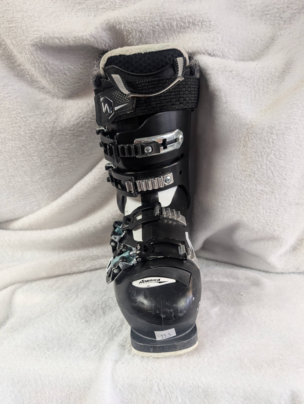 Nordica Sportmachine 85w Women's Ski Boots Size 23.5 Color Black Condition Used