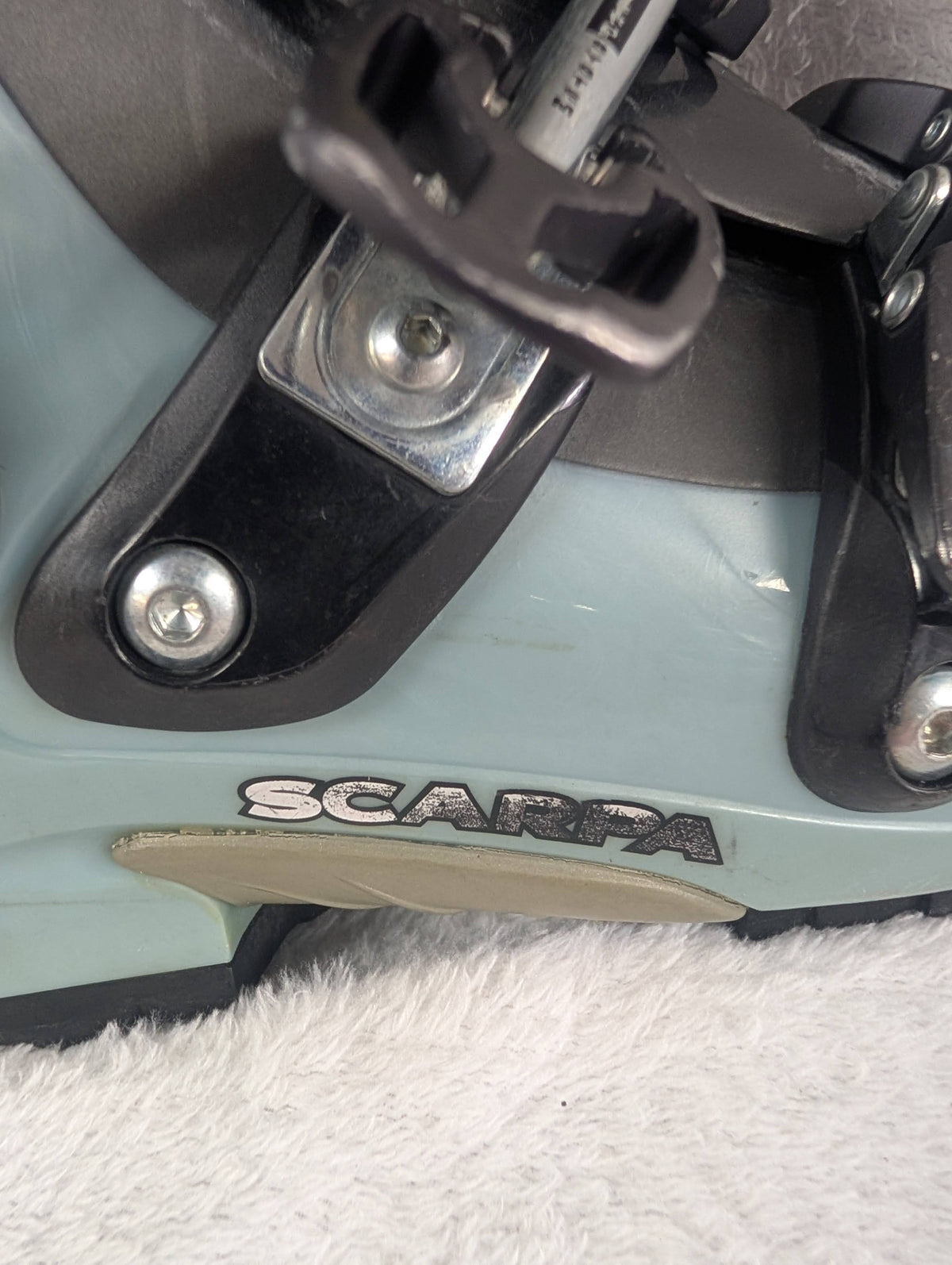 Scarpa Domino Ski Boots Size 23 Color Green Condition Used