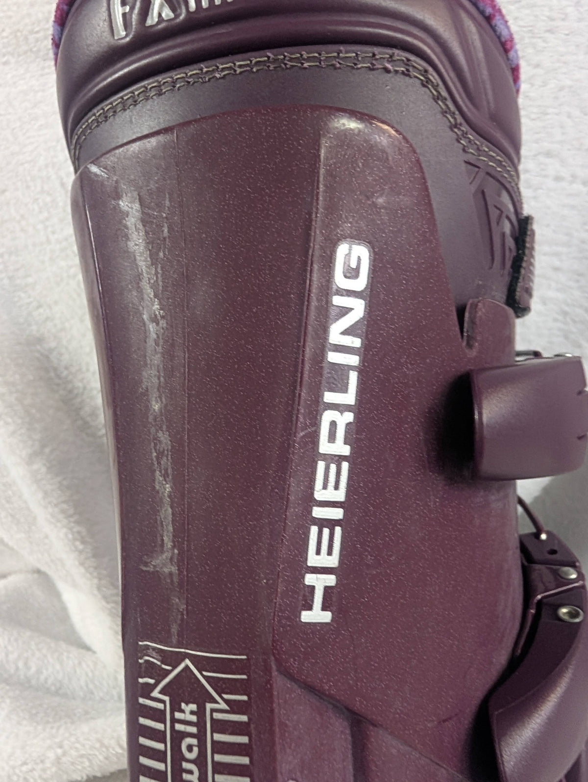 Heierling FX 85 Ski Boots Size 23 Color Maroon Condition Used