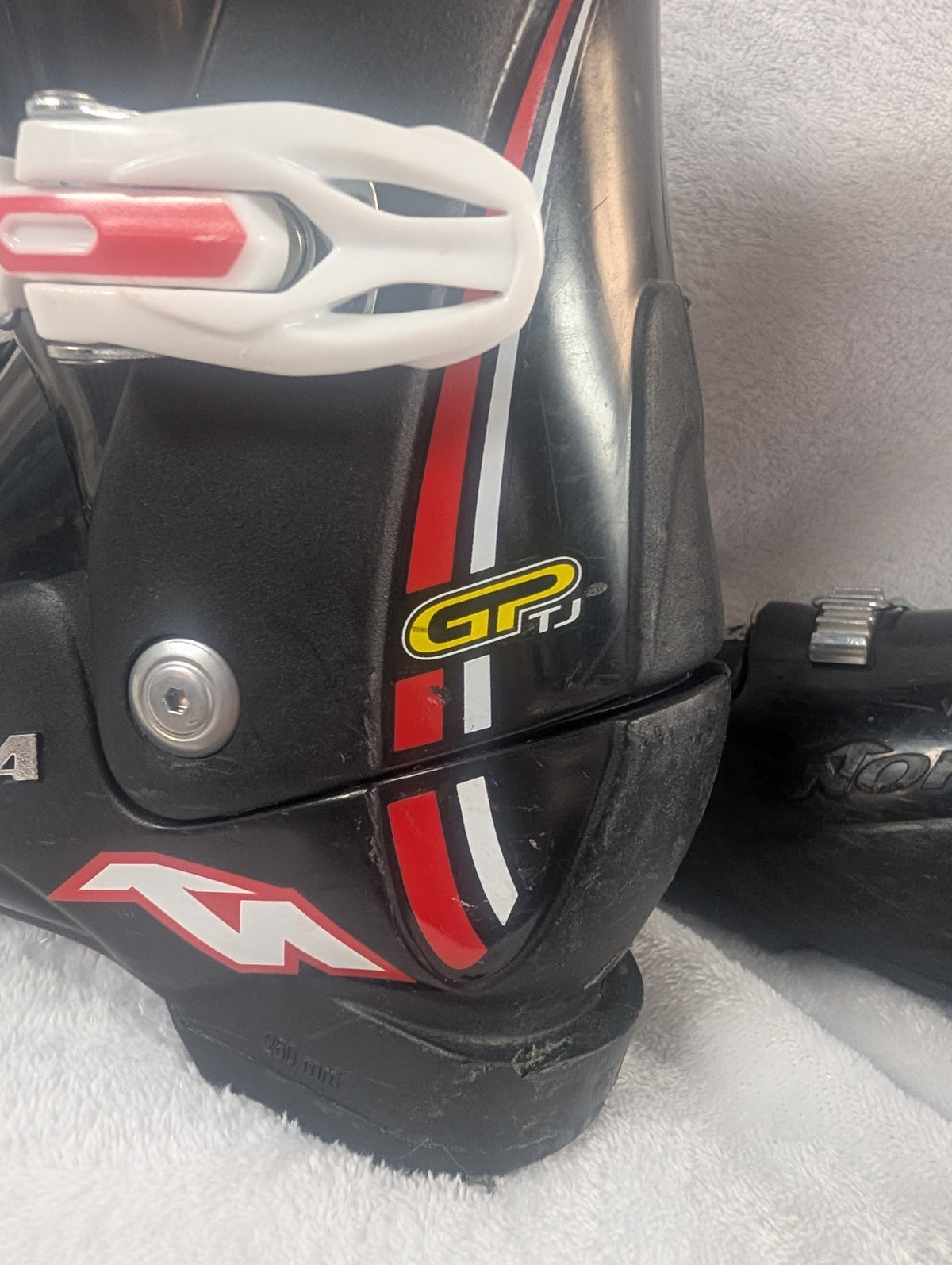 Nordica GP TJ Team Ski Boots Size 23.5 Color Black Condition Used