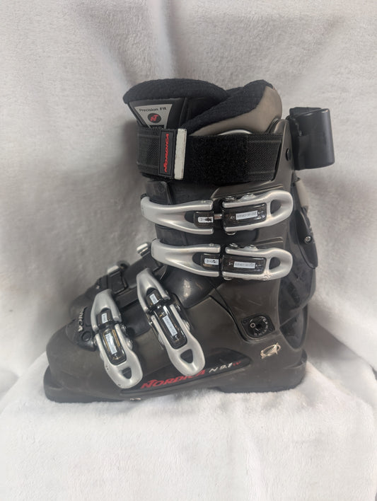 Nordica N 9.1w Women's Heated Ski Boots Size 22.5 Color Black Condition Used