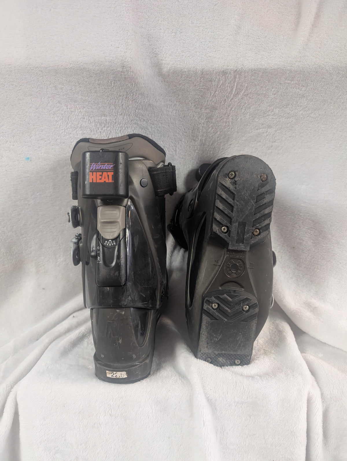 Nordica N 9.1w Women's Heated Ski Boots Size 22.5 Color Black Condition Used