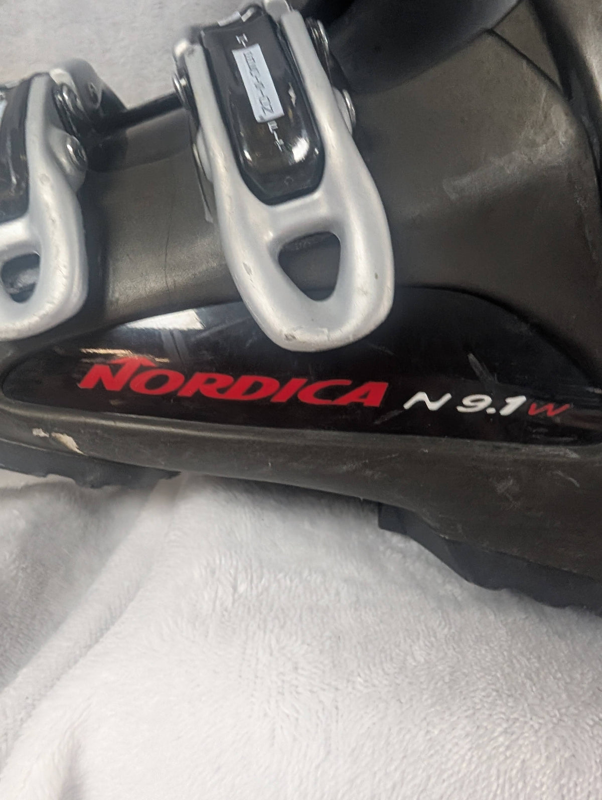 Nordica N 9.1w Women's Heated Ski Boots Size 22.5 Color Black Condition Used